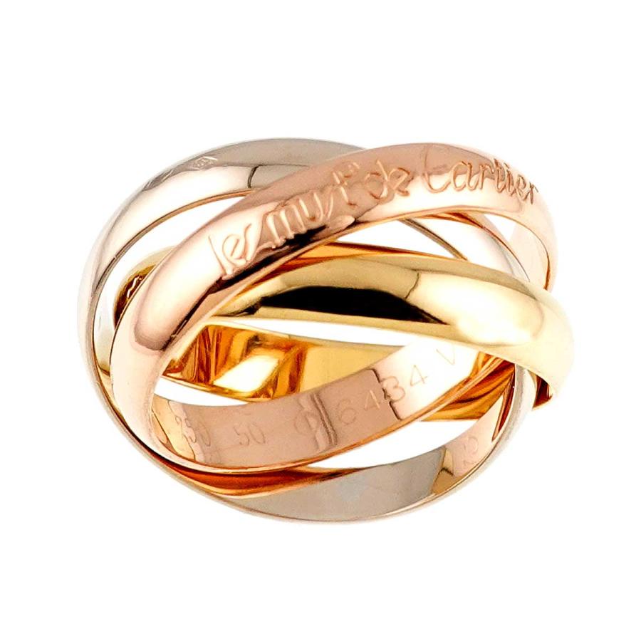 Cartier（カルティエ） トリニティ ミディアム MM #50 リング K18 YG 