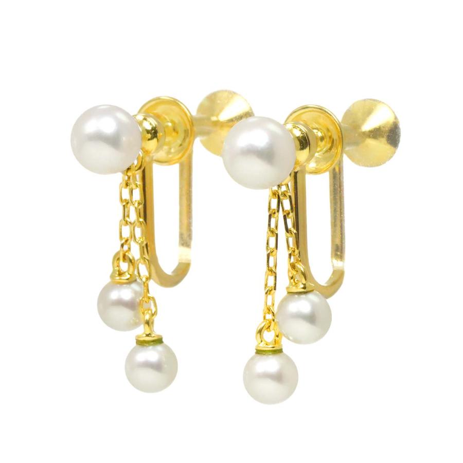 MIKIMOTO（ミキモト） ベビーパール 4.9-3.8mm イヤリング K18 YG