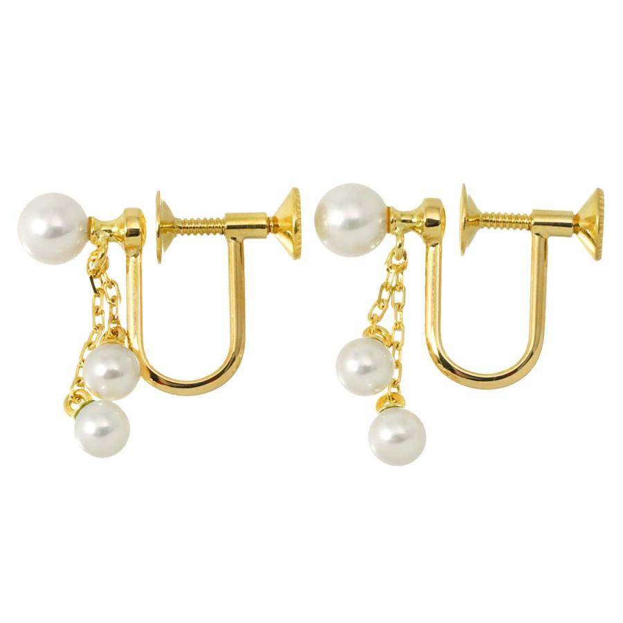 MIKIMOTO（ミキモト） ベビーパール 4.9-3.8mm イヤリング K18 YG
