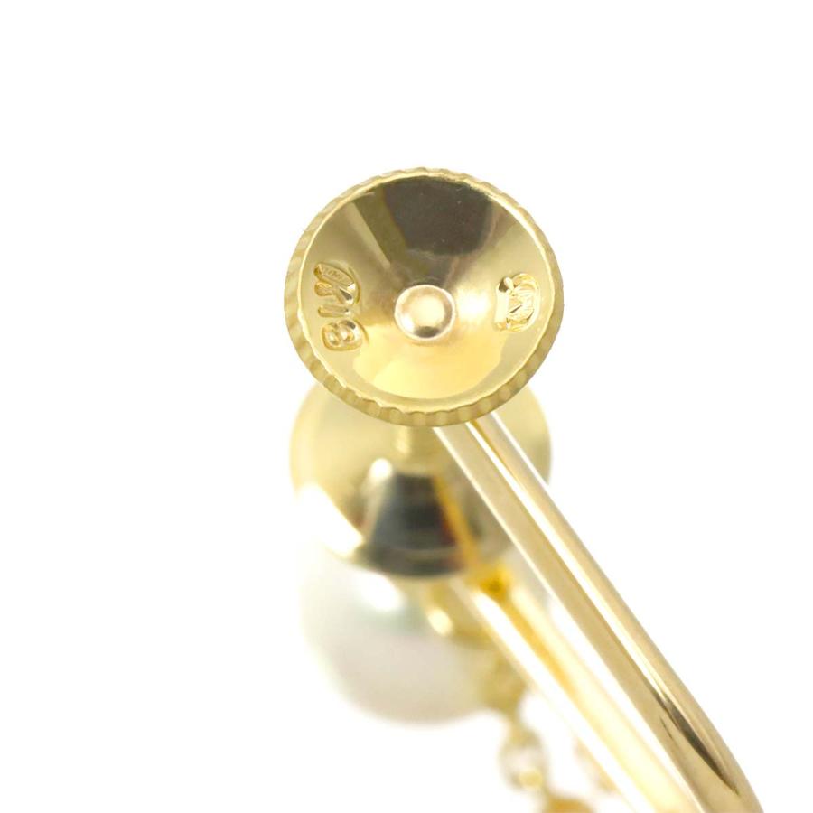 MIKIMOTO（ミキモト） ベビーパール 4.9-3.8mm イヤリング K18 YG