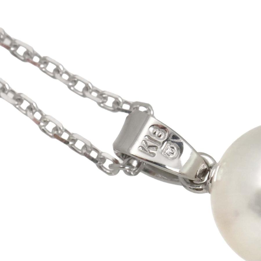 MIKIMOTO（ミキモト） アコヤ真珠 8.4mm ネックレス 40cm K18 WG