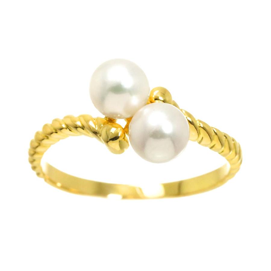 パール 18K リング MIKIMOTO（ミキモト） MIKIMOTO 11.5号 リング アコヤ真珠 5.2-5.1mm