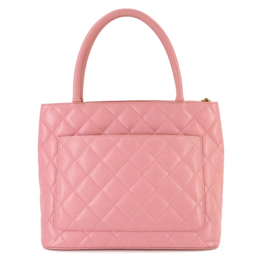 新品 CHANELシャネル 復刻トートバッグ キャビアスキン 金具ゴールドピンク CHANEL（シャネル） 新品同様 復刻トート バッグ キャビアスキン