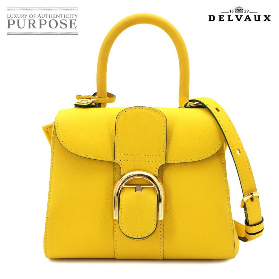 新品同様 デルヴォー DELVAUX ブリヨン ミニ 2way ハンド ショルダー