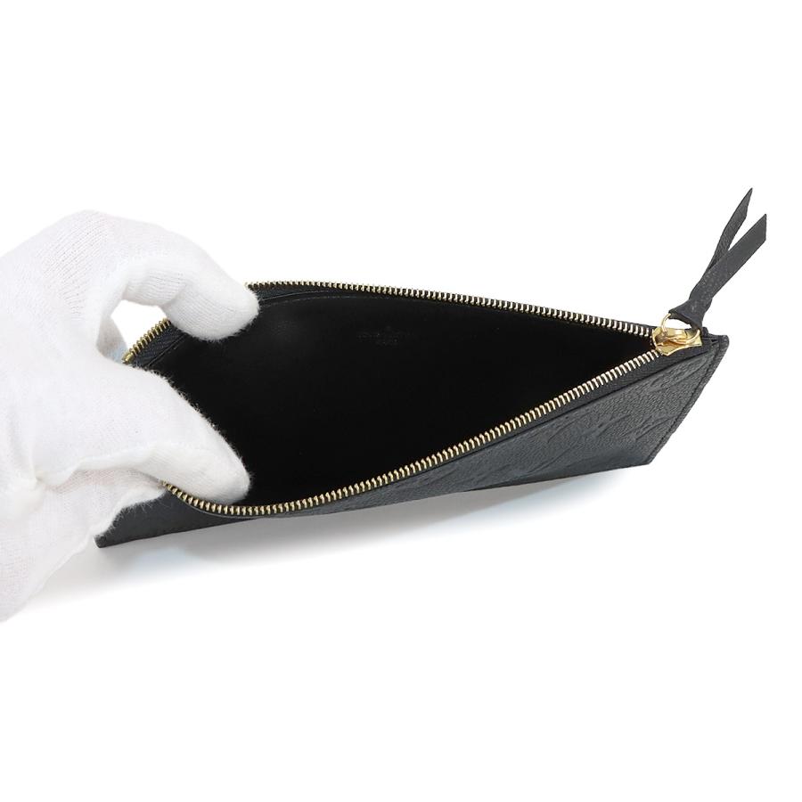 新品同様 ルイ ヴィトン LOUIS VUITTON モノグラム アンプラント ポシェット フェリシー チェーン ウォレット ノワール M64064 90316603の画像