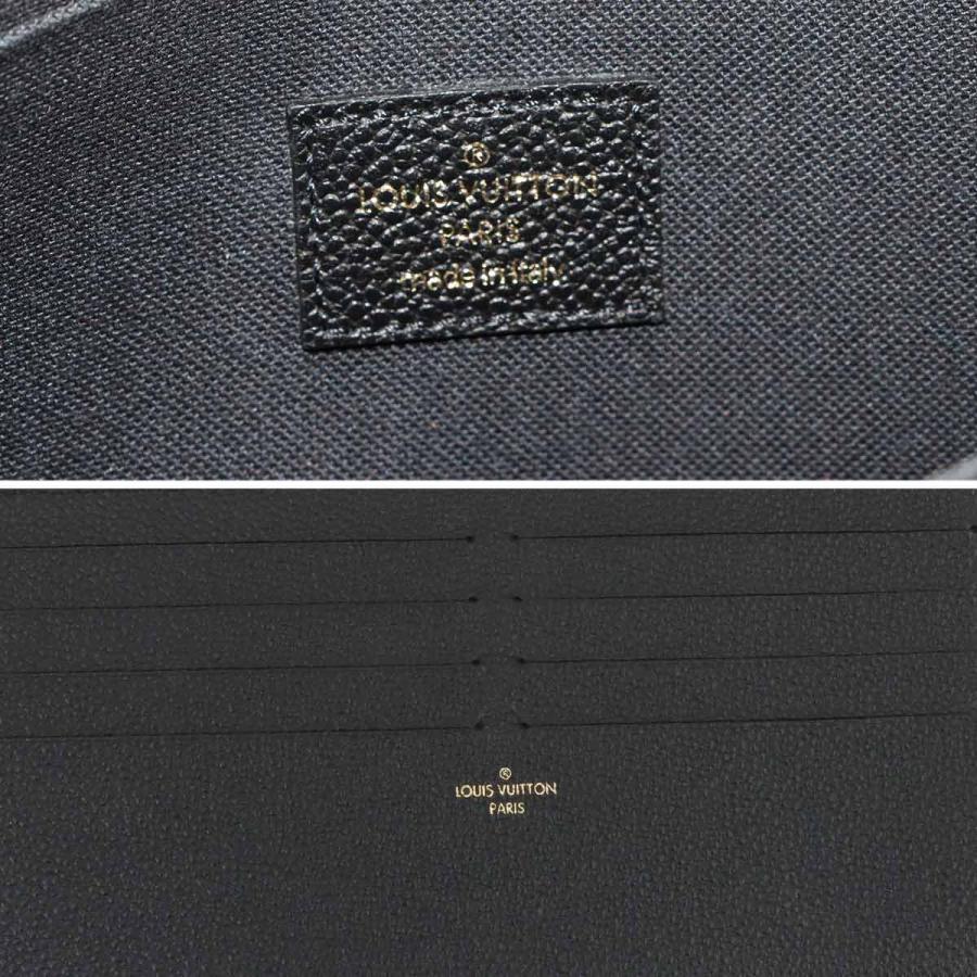 新品同様 ルイ ヴィトン LOUIS VUITTON モノグラム アンプラント ポシェット フェリシー チェーン ウォレット ノワール  M64064 90316644の画像