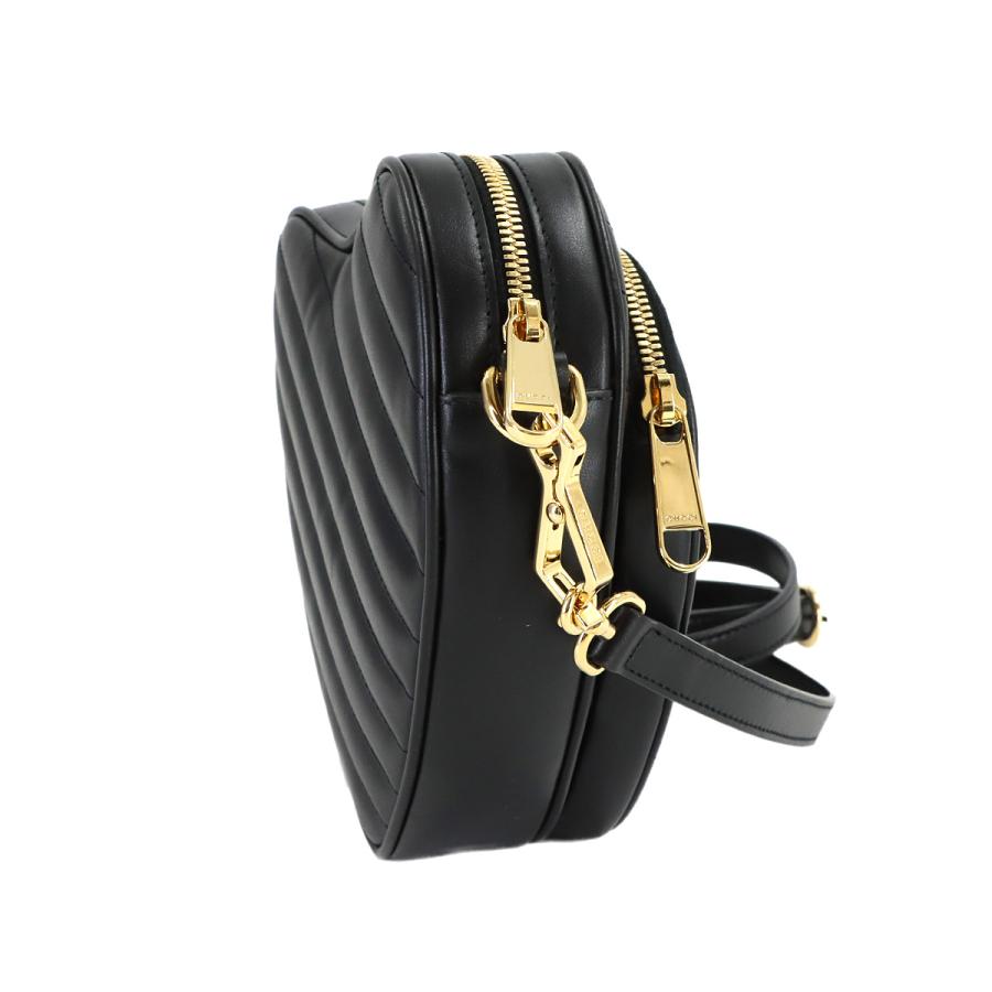 グッチ インターロッキング　ショルダーバッグ未使用 ブラック 黒 GUCCI GUCCI（グッチ） 未使用 展示品 インターロッキングG ハート