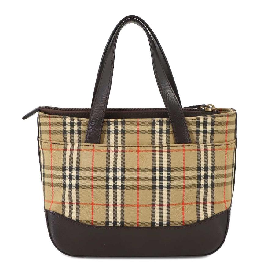 BURBERRY（バーバリー） ヘイマーケットチェック ミニ ハンド バッグ 