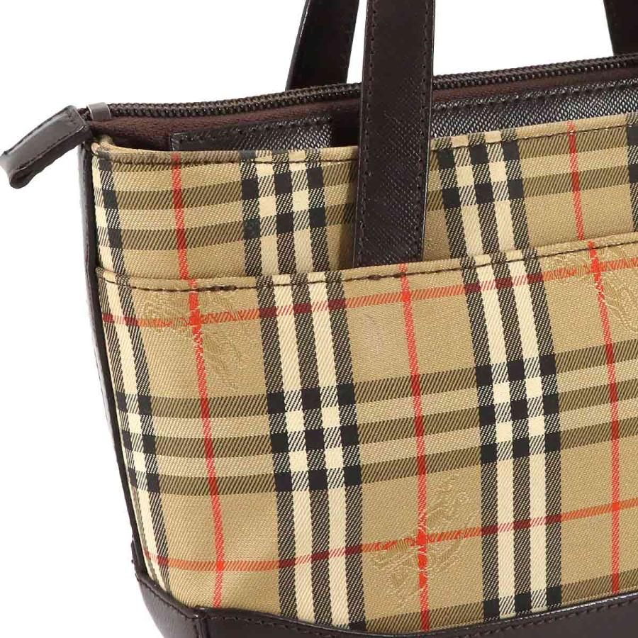 BURBERRY（バーバリー） ヘイマーケットチェック ミニ ハンド バッグ 