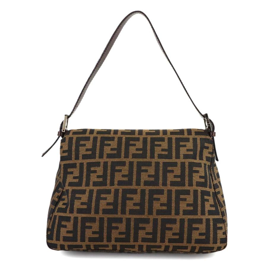 フェンディ　ワンショルダー　ハンドバッグ　マンマバケット　ズッカ FENDI（フェンディ） 新品同様 ズッカ マンマバゲット ショルダー