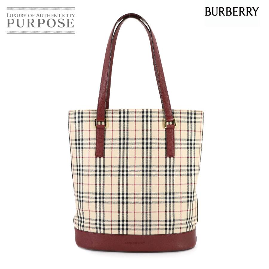 BURBERRY（バーバリー） ノバチェック トート バッグ キャンバス