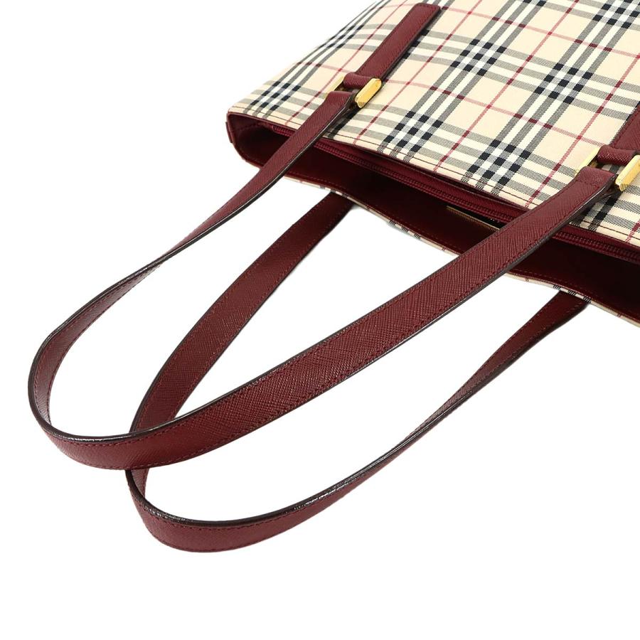 BURBERRY（バーバリー） ノバチェック トート バッグ キャンバス