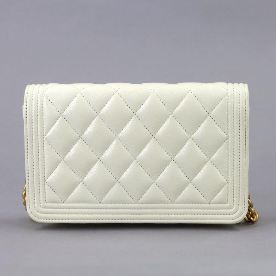 CHANEL（シャネル） 新品同様 ボーイシャネル チェーン ウォレット 長 