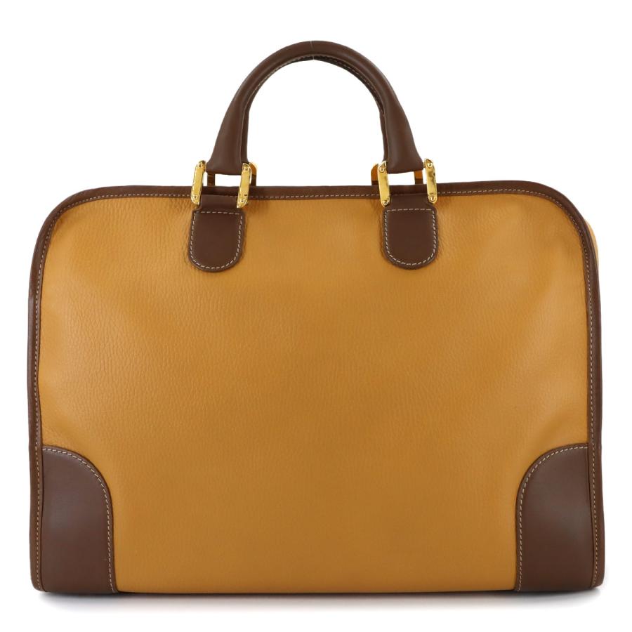 LOEWE（ロエベ） アマソナ 40 ハンド ボストン バッグ レザー ブラウン