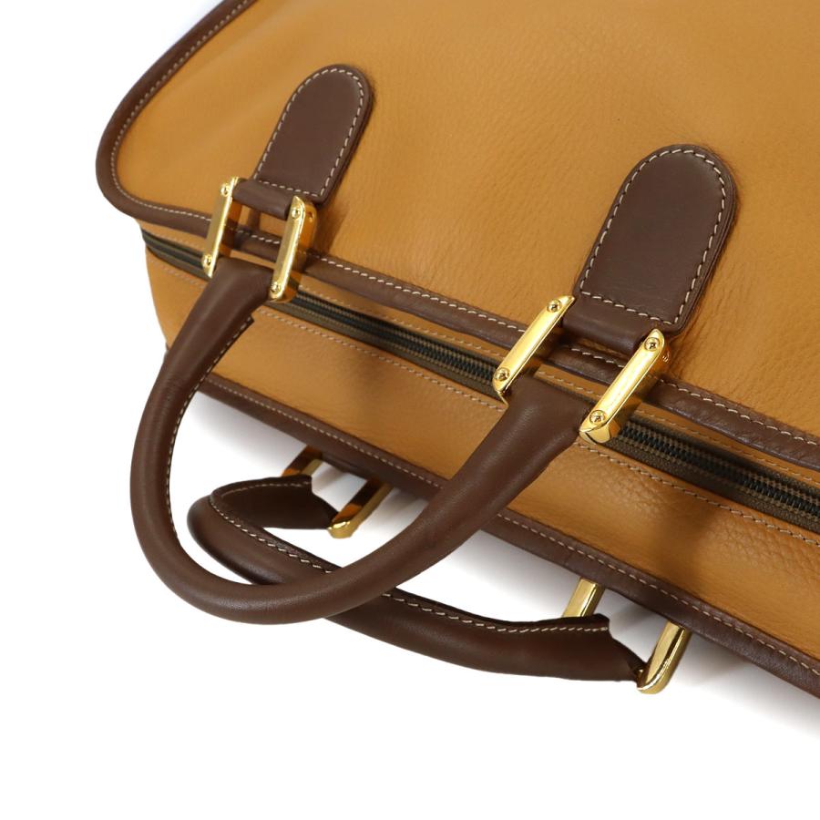 LOEWE（ロエベ） アマソナ 40 ハンド ボストン バッグ レザー ブラウン