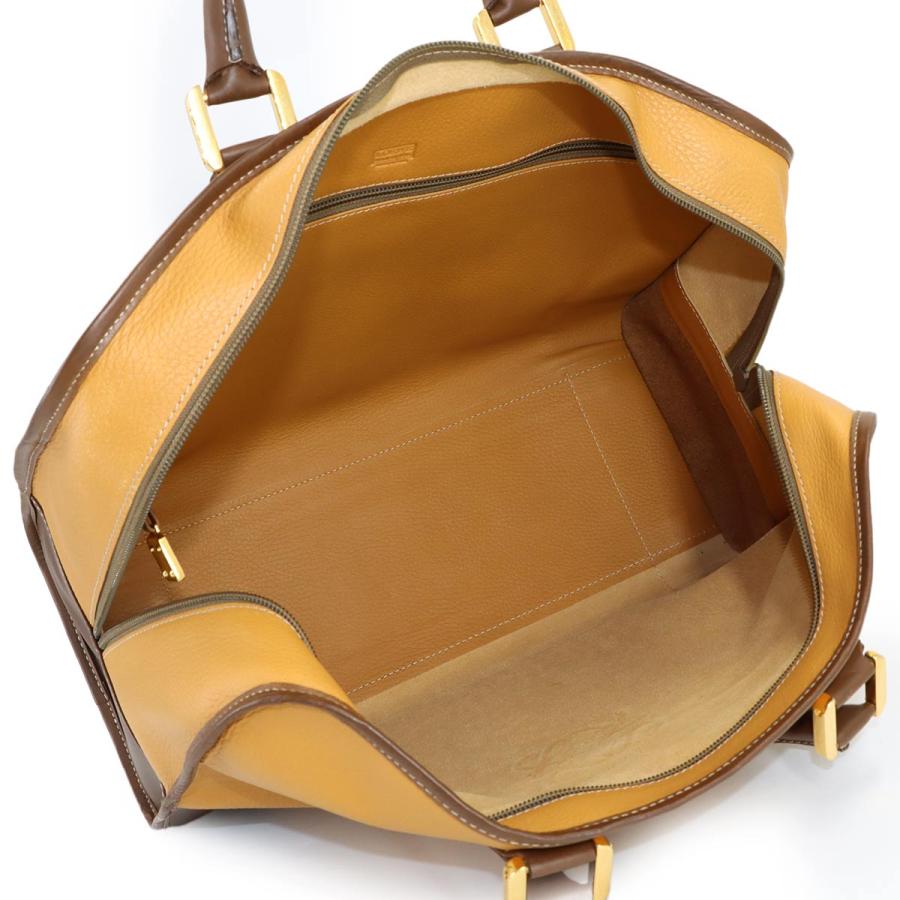 LOEWE（ロエベ） アマソナ 40 ハンド ボストン バッグ レザー ブラウン