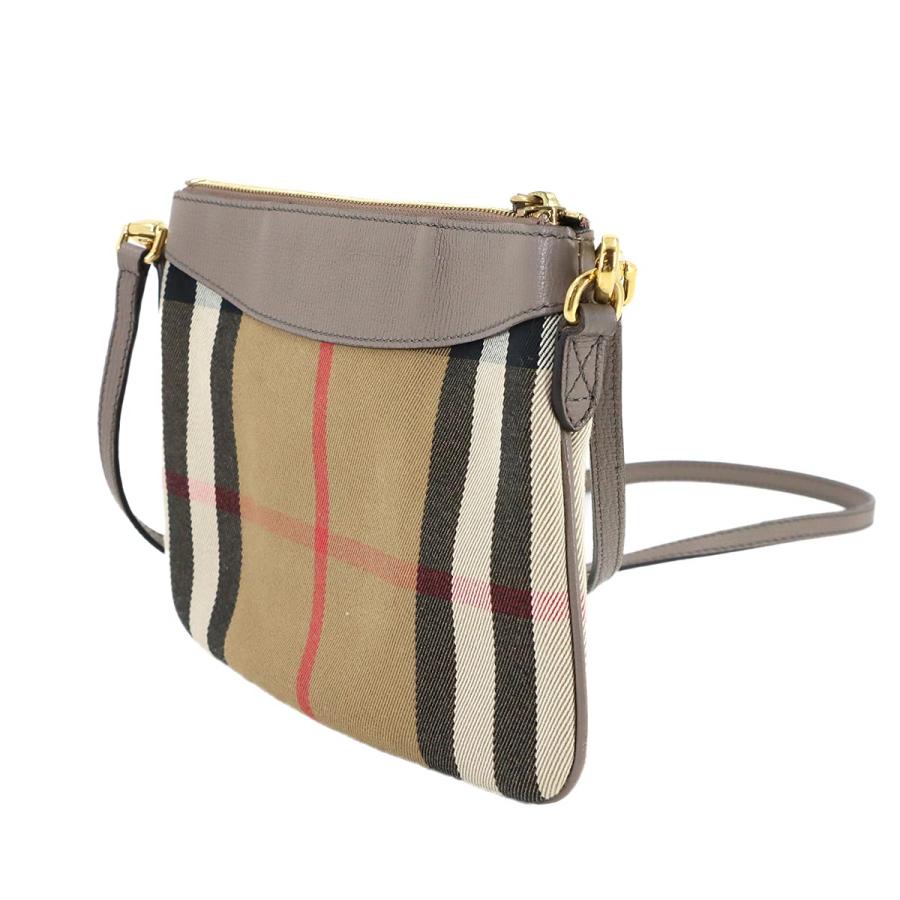 BURBERRY（バーバリー） ハウスチェック ショルダー バッグ キャンバス