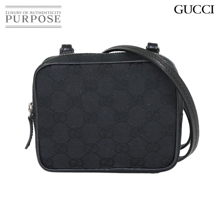 GUCCI（グッチ） GUCCI GGキャンバス ミニ ショルダー バッグ レザー