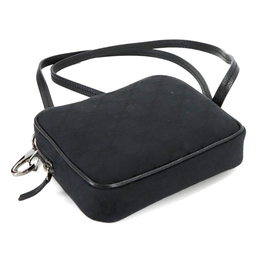 GUCCI（グッチ） GUCCI GGキャンバス ミニ ショルダー バッグ レザー