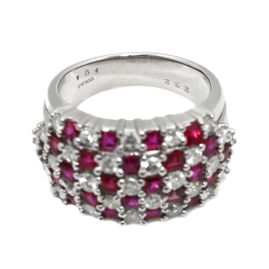 リング 12.5号 ルビー 2.32ct ダイヤ 1.81ct Pt プラチナ 指輪 Ruby Ring 90316767_3