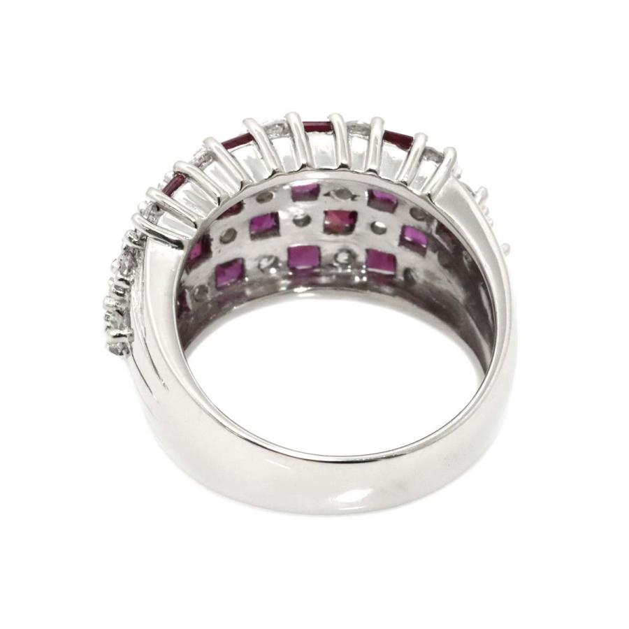リング 12.5号 ルビー 2.32ct ダイヤ 1.81ct Pt プラチナ 指輪 Ruby Ring 90316767_4