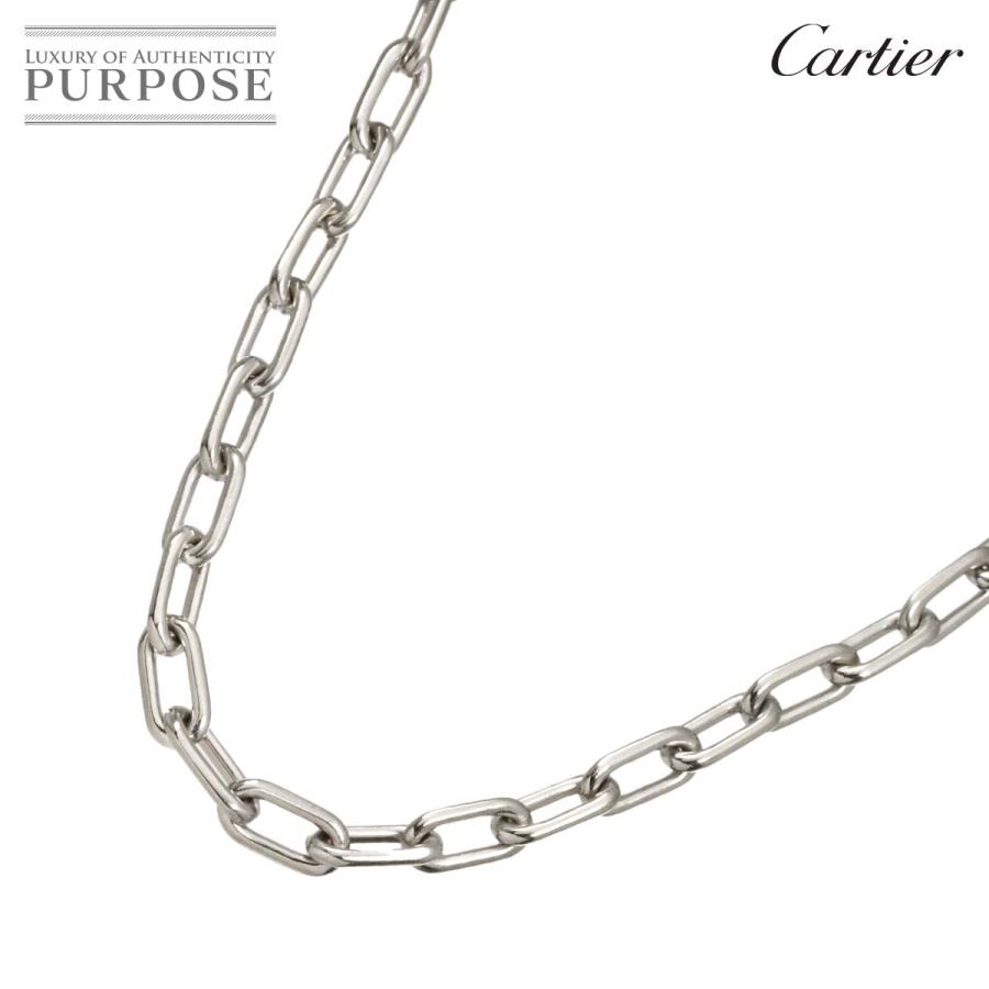 Cartier（カルティエ） スパルタカス ネックレス 46cm 31.9g K18 WG 