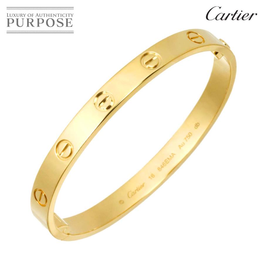Cartier ラブブレス 16クラシック旧型　イエローゴールド30.3g Cartier（カルティエ） ラブ ブレス クラシック #16 K18 YG イエロー