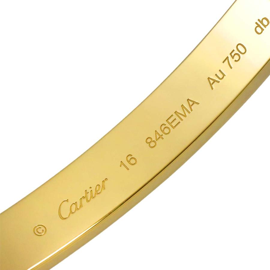 Cartier（カルティエ） ラブ ブレス クラシック #16 K18 YG イエロー