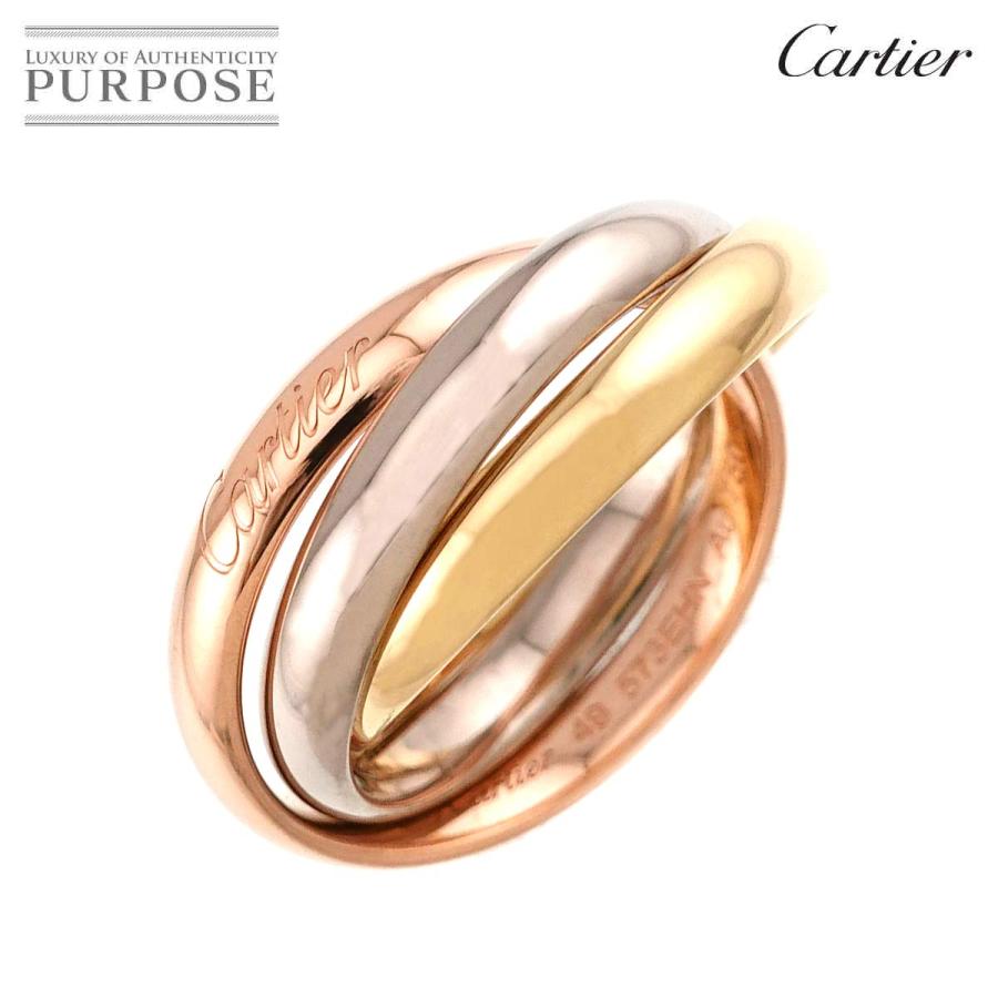 Cartier（カルティエ） トリニティ MM #49 リング K18 YG WG PG 3連 