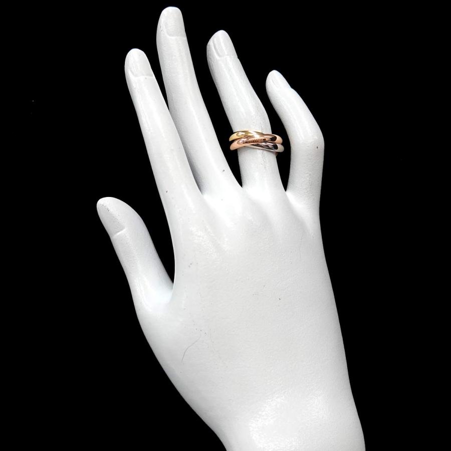 Cartier（カルティエ） トリニティ MM #49 リング K18 YG WG PG 3連 