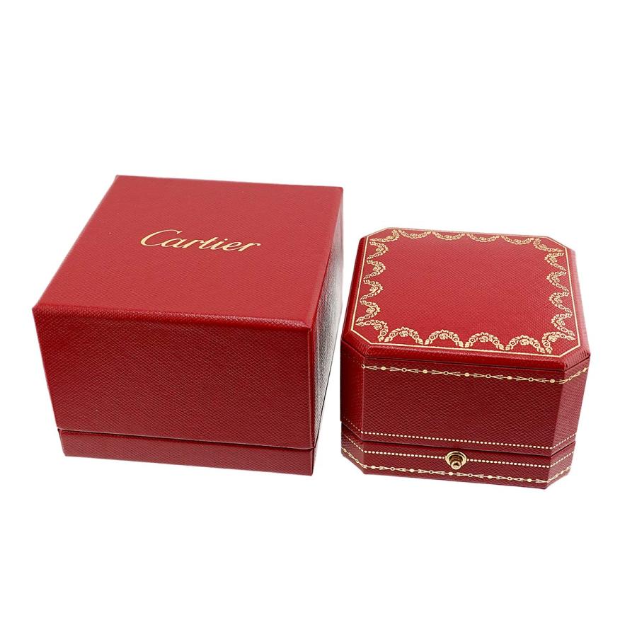 【ひろこ】Cartier トリニティリング　3連リング 箱・証明書付き Cartier（カルティエ） トリニティ MM #55 リング K18 WG 3連 750