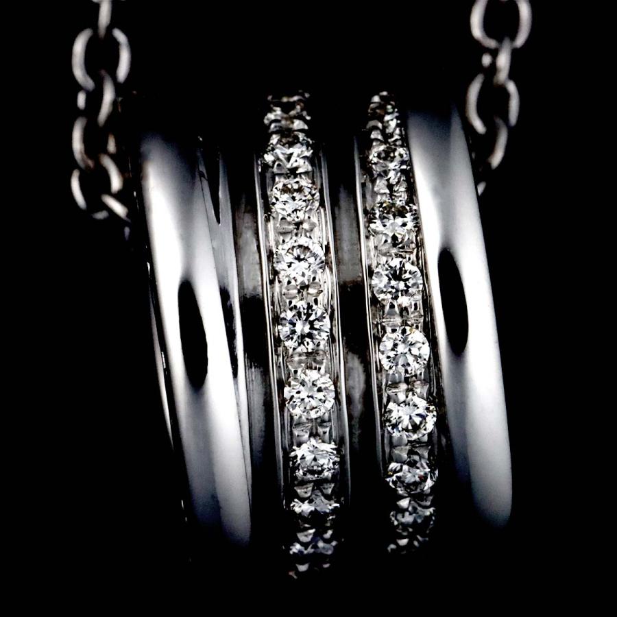 Bvlgari ビー.ゼロワン バヴェダイヤネックレス BVLGARI（ブルガリ） ビーゼロワン パヴェ ダイヤ ネックレス 41cm K18