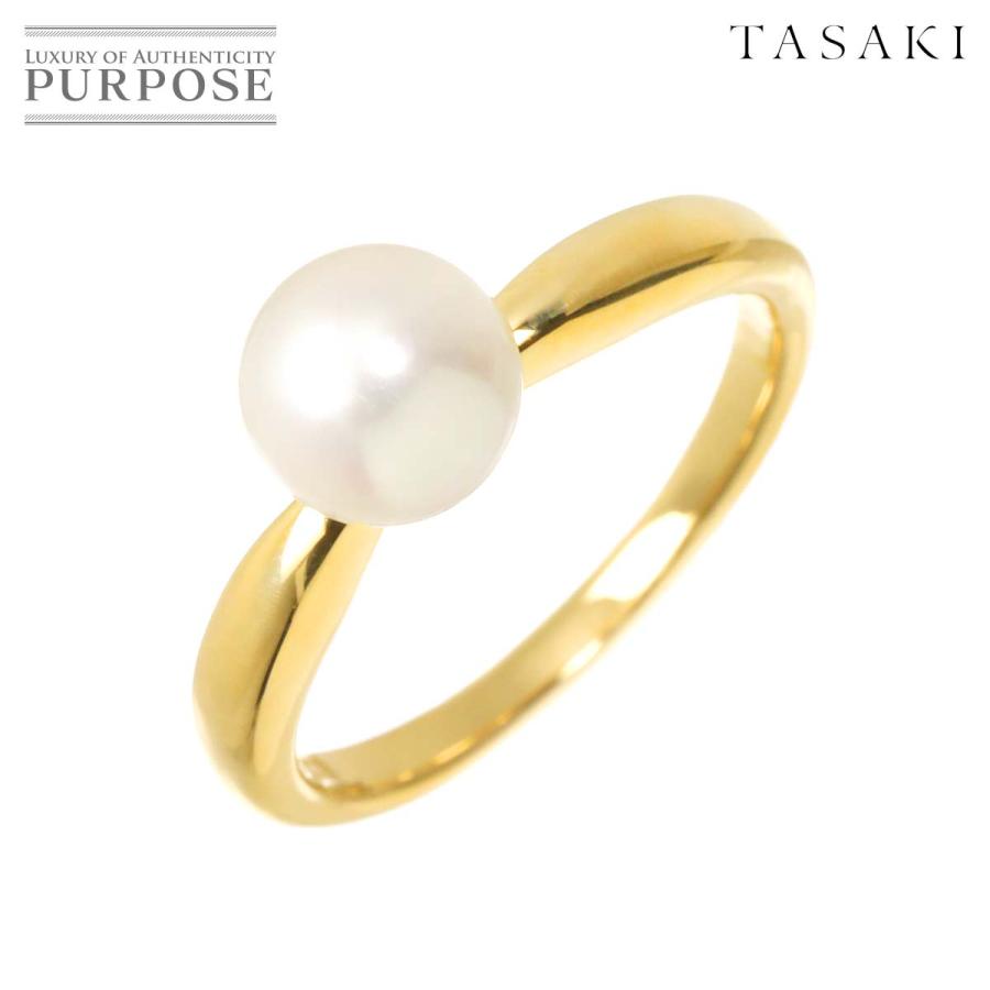TASAKI（タサキ） TASAKI 11号 リング アコヤ真珠 6.8mm K18 YG 