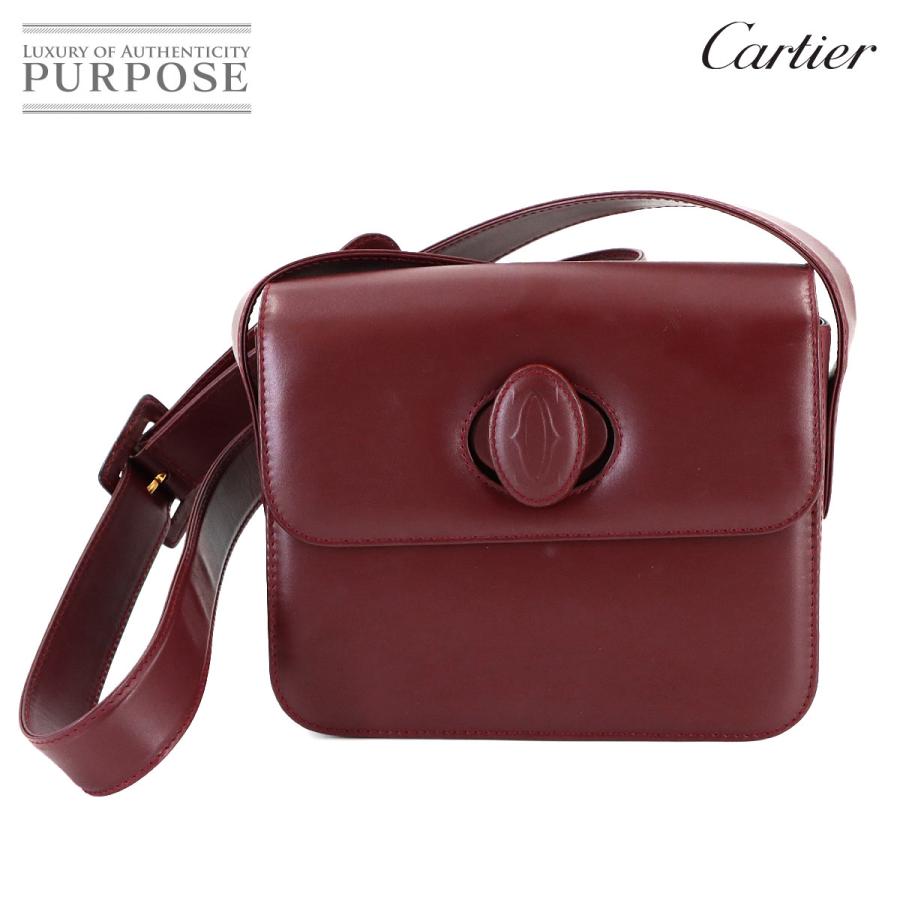 Cartier（カルティエ） 美品 マストライン ショルダー バッグ レザー 