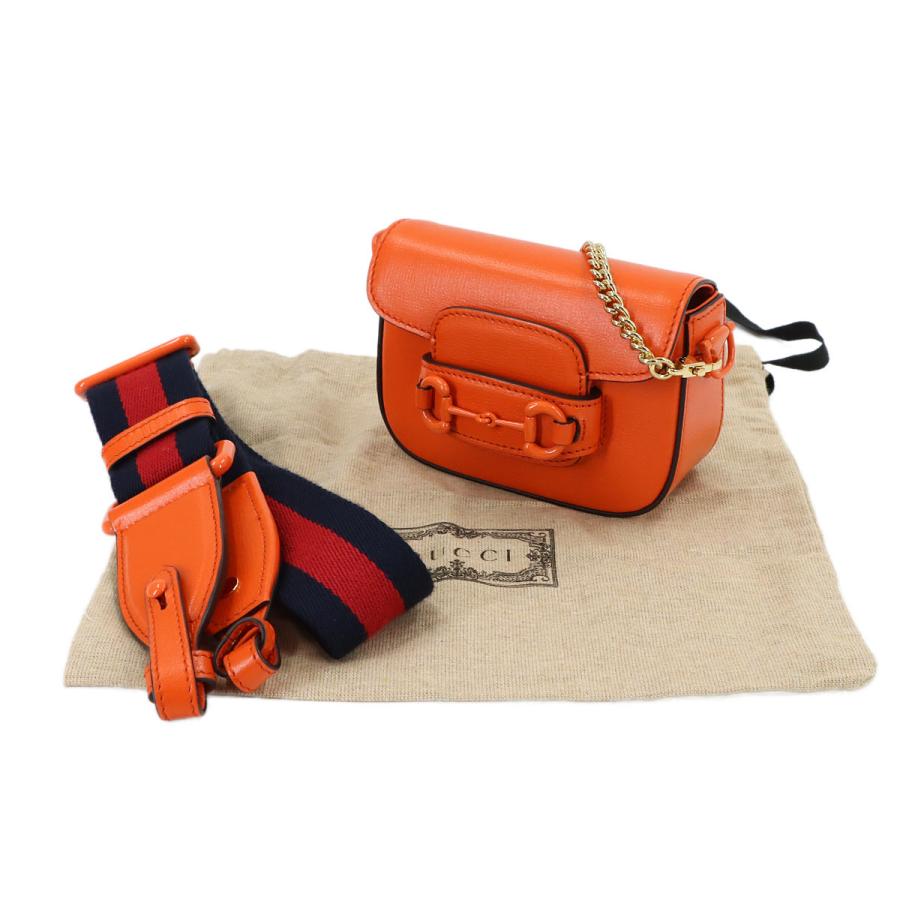 GUCCI（グッチ） 新品同様 ホースビット 1955 ミニ 2way チェーン
