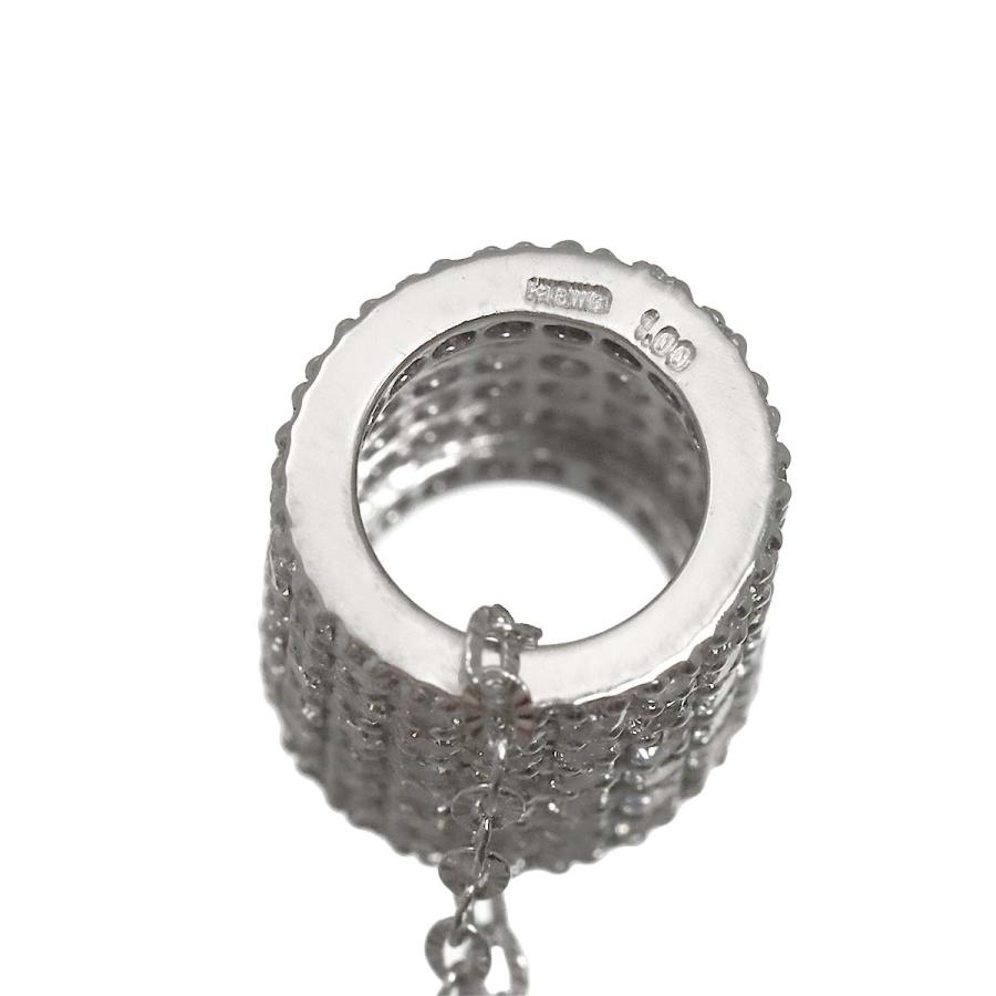 ダイヤ 1.00ct ネックレス 45cm K18 WG ホワイトゴールド 750 Diamond Necklace 90317335