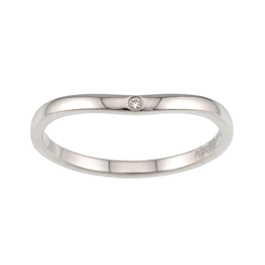 Cartier（カルティエ） ババレリーナ カーブ #63 リング ダイヤ 3P Pt