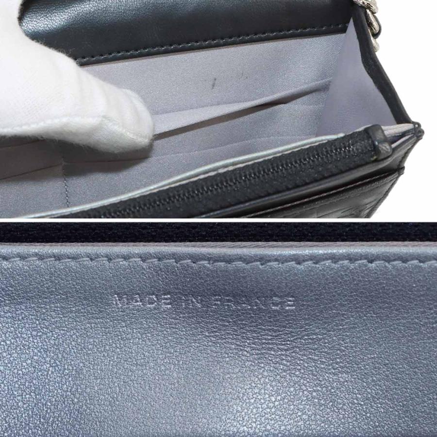 CHANEL（シャネル） 新品同様 カメリア チェーン ウォレット 二つ折り 