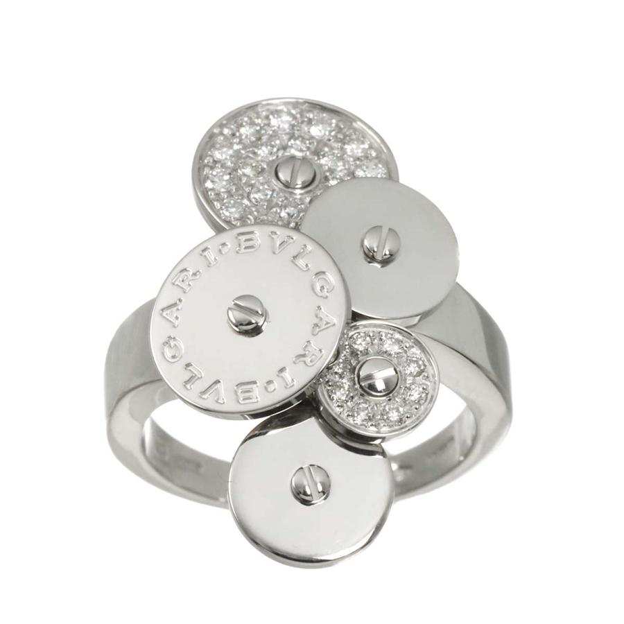 ブルガリ BVLGARI チクラディ 10.5号 リング ダイヤ K18 WG ホワイトゴールド 750 指輪 Cicladi Ring 90317467_1