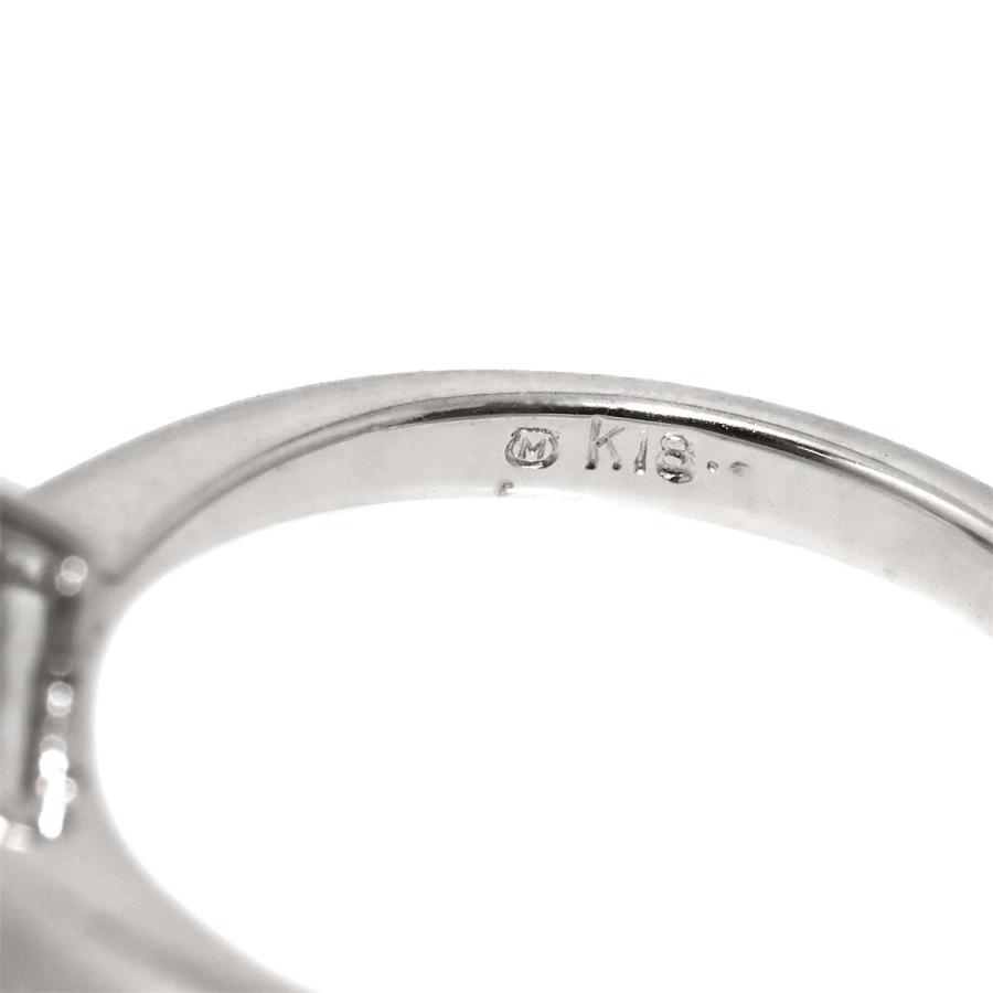 ミキモト MIKIMOTO 8号 リング ダイヤ 0.20ct K18 WG ホワイトゴールド 750 指輪 Diamond Ring 90317475_2