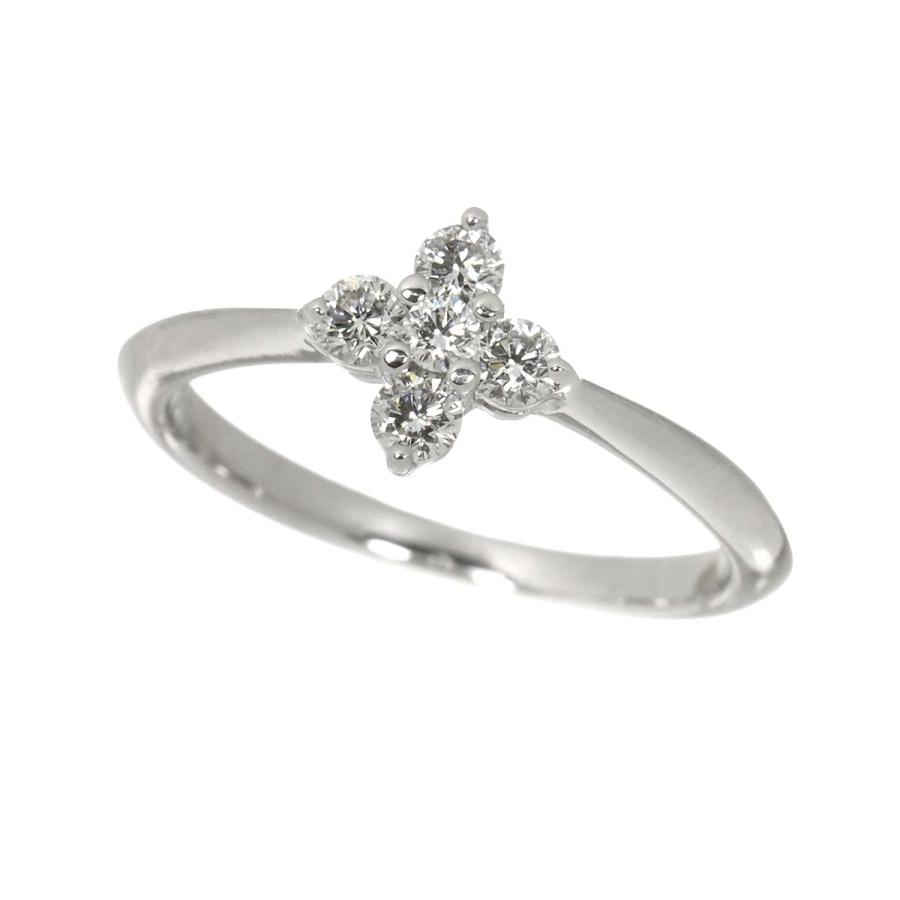 ミキモト MIKIMOTO 8号 リング ダイヤ 0.20ct K18 WG ホワイトゴールド 750 指輪 Diamond Ring 90317475_4