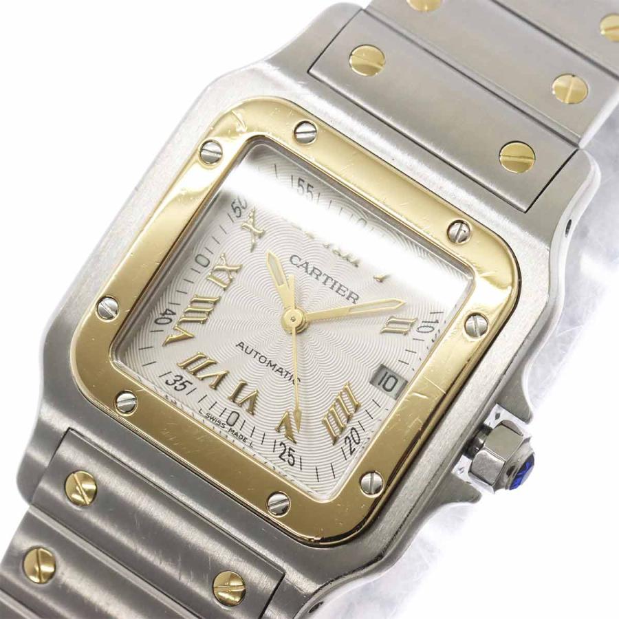 Cartier（カルティエ） サントスガルベLM コンビ W20041C4 メンズ