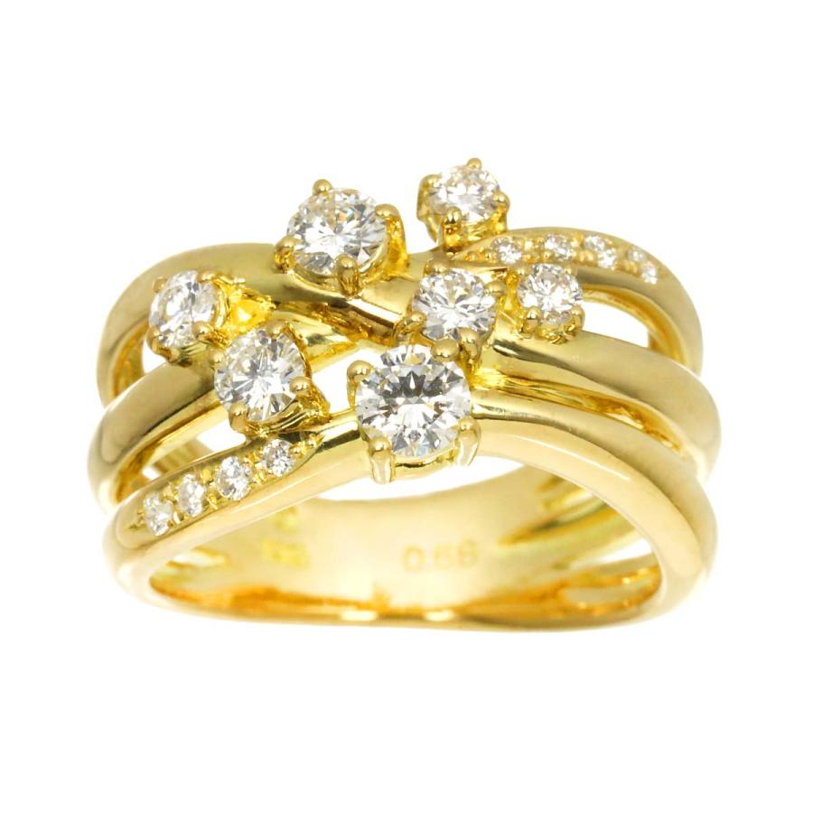 TASAKI（タサキ） TASAKI 11号 リング ダイヤ 0.68ct K18 YG イエロー 