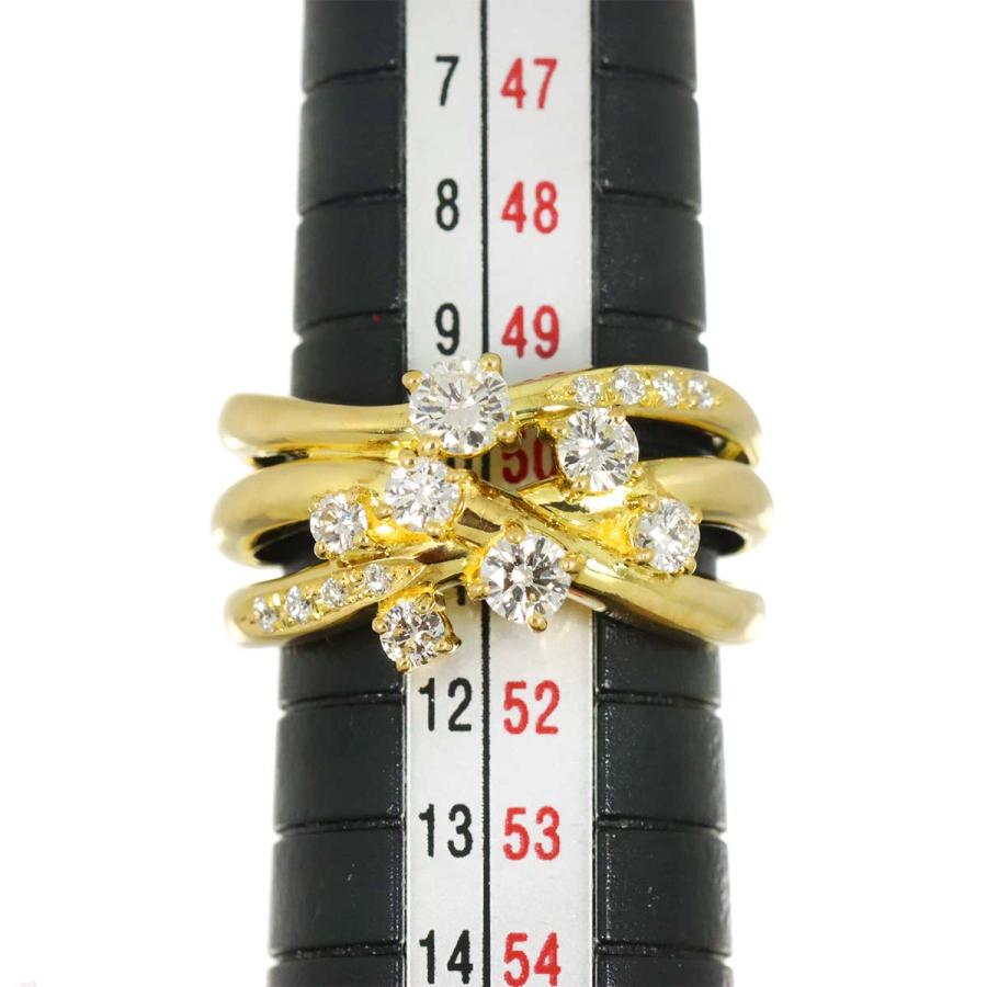TASAKI（タサキ） TASAKI 11号 リング ダイヤ 0.68ct K18 YG イエロー 