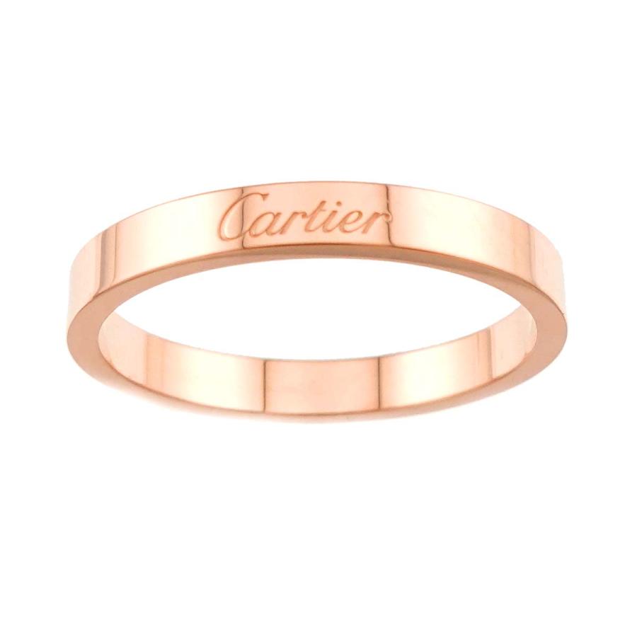 Cartier（カルティエ） Cartier Cドゥ #63 リング 幅3mm K18 PG ピンク 