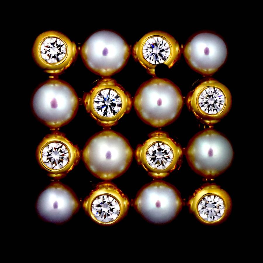 TASAKI（タサキ） ベビーパール 3.8mm ダイヤ 0.32ct ペンダント