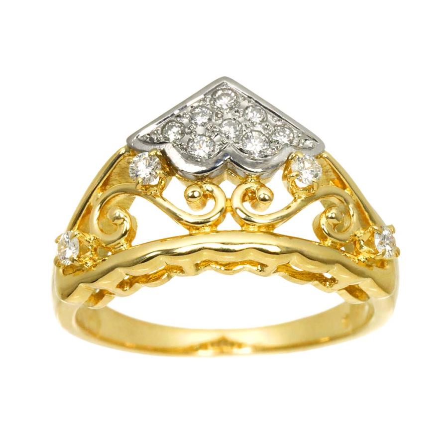 MIKIMOTO（ミキモト） MIKIMOTO 11号 リング ダイヤ 0.17ct K18 YG