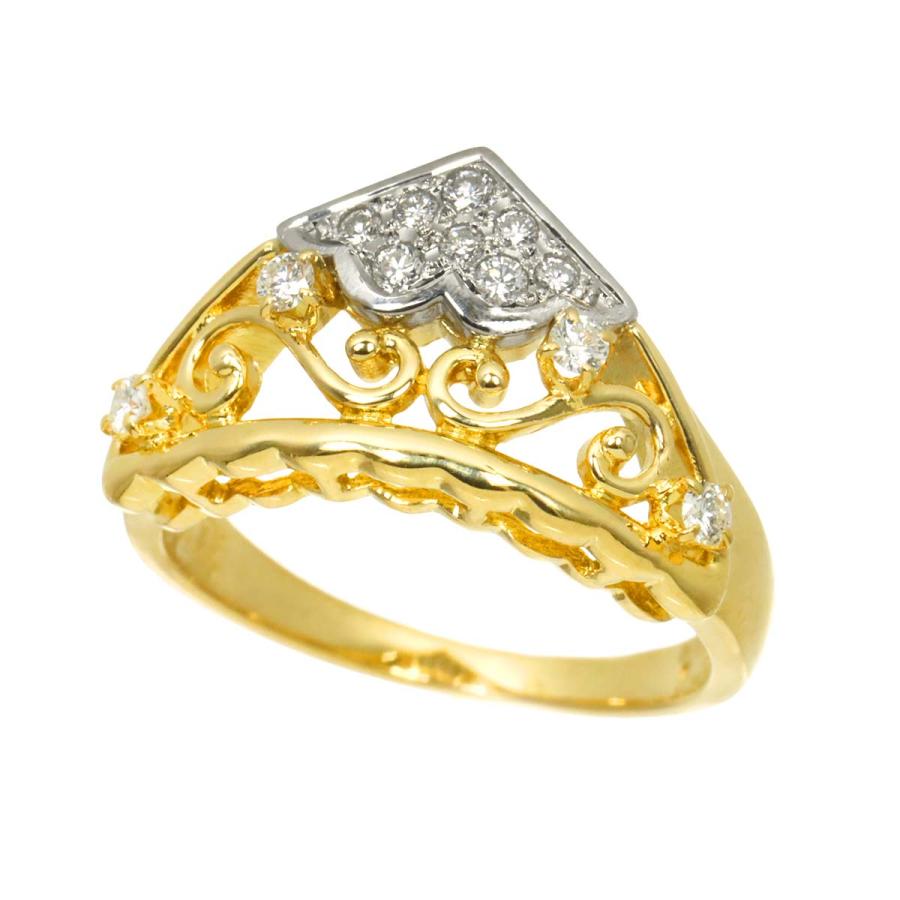MIKIMOTO（ミキモト） MIKIMOTO 11号 リング ダイヤ 0.17ct K18 YG