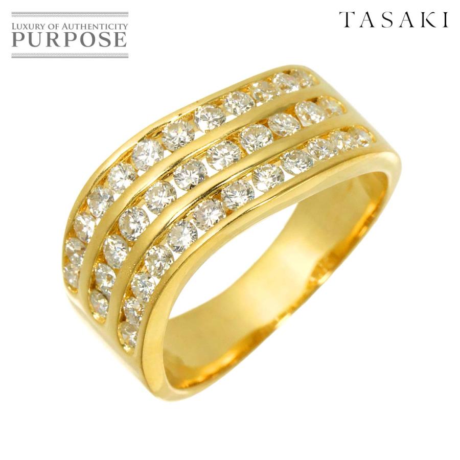 TASAKI（タサキ） TASAKI 13号 リング ダイヤ 1.02ct K18 YG イエロー
