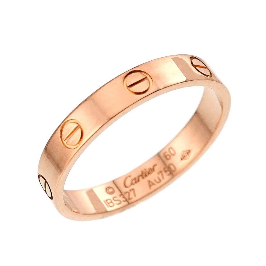 Cartier（カルティエ） ミニラブ #60 リング K18 PG ピンクゴールド